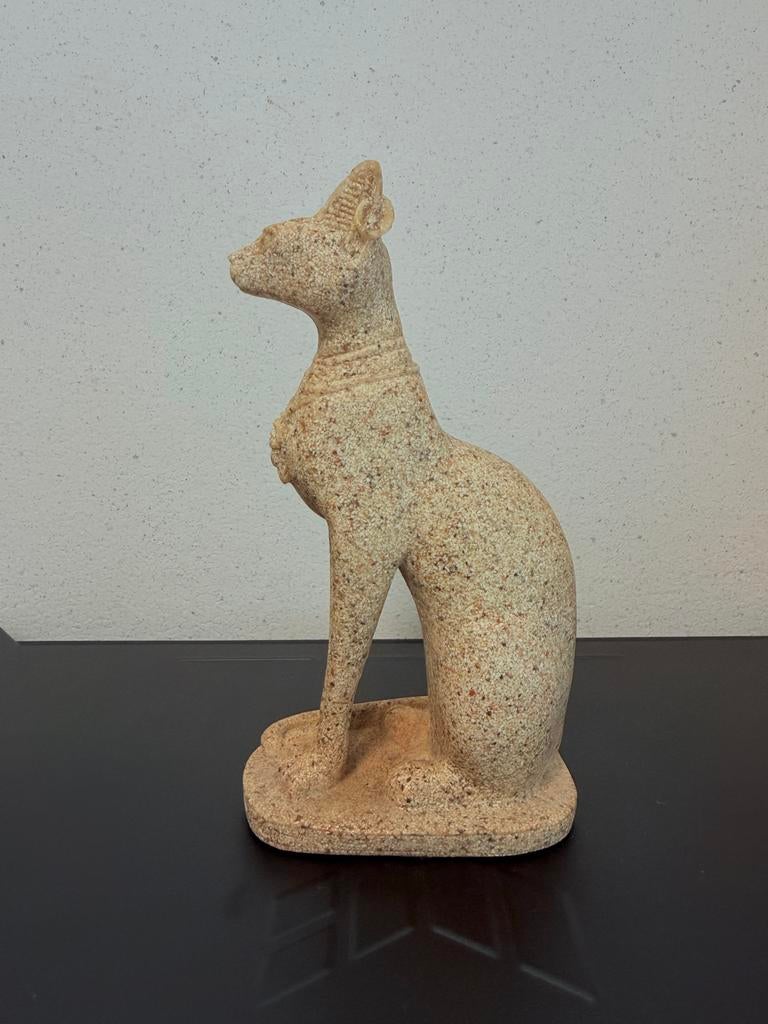 Egyptische Kattenbeeld - Bastet, Verzamelen, Beelden en Beeldjes, Zo goed als nieuw, Dier, Ophalen of Verzenden