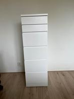 Ikea Malm Ladekast 6 lades met spiegel en sierandeel., Ophalen, Gebruikt, 5 laden of meer, 100 tot 150 cm