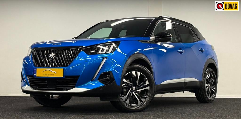 Peugeot 2008 1.2 PureTech GT Pack*Automaat*DigiDisplay*Camer, Auto's, Gebruikt, Zwart, 1199 cc, Blauw