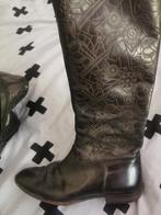 Schoenen laarzen boots retro vintage alternatief hippie, Ophalen of Verzenden, Zo goed als nieuw, Zwart