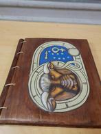 fotoalbum van hout met steenbok, Ophalen of Verzenden, 'T Olde Gre-j, Info@toldegrej.nl, Endepoelstraat 20f Didam