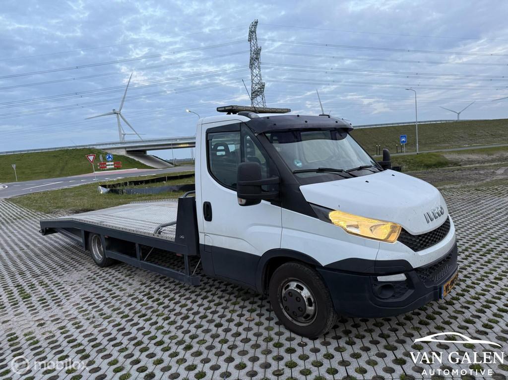 Oprijwagen Iveco Daily 50C15D 3.0 410 Tijhof 1250kg Export, Auto's, Bestelauto's, Achterwielaandrijving, Gebruikt, 4 cilinders