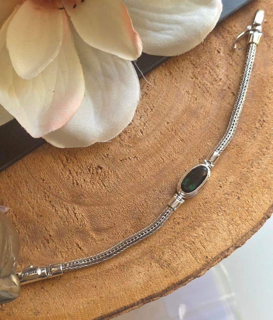 Best to Buddha Armband Barbara met edelsteen maat 18,19, Nieuw, Ophalen of Verzenden, Met edelsteen, Groen