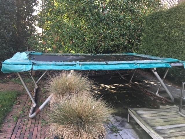 BERG EazyStore trampoline rechthoek 220 x 330, Ophalen, Gebruikt