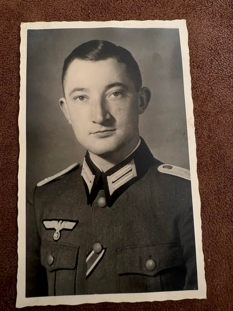 Zwart-wit foto Duitse militair, Verzamelen, Militaria | Tweede Wereldoorlog, Ophalen of Verzenden