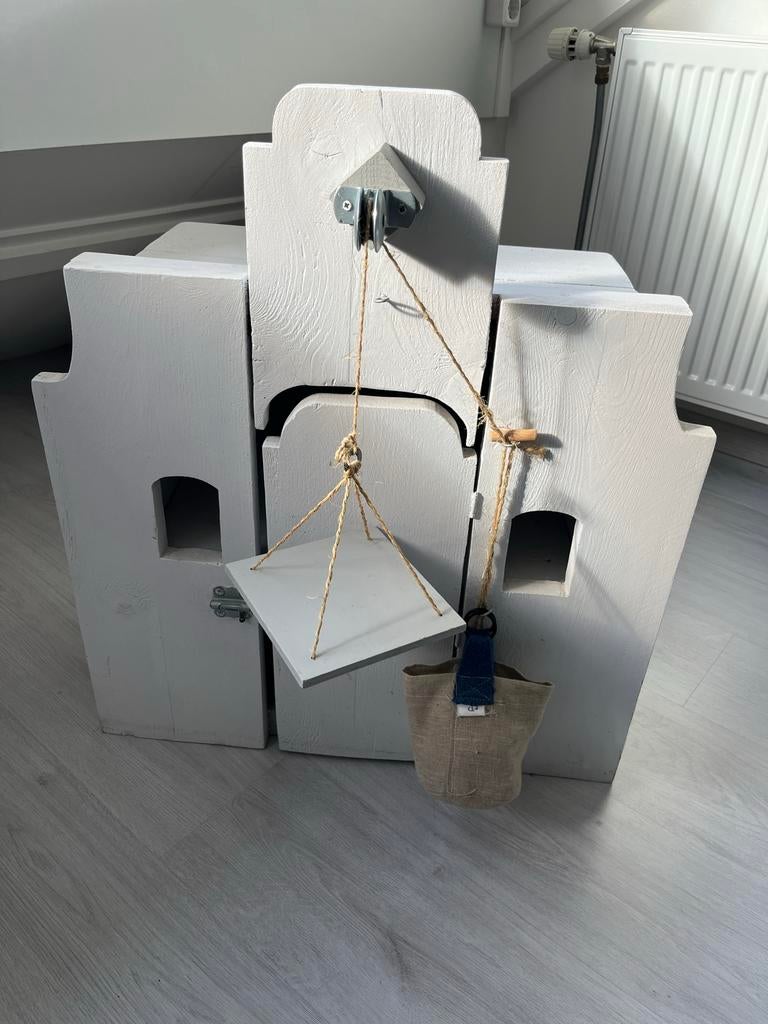 Steigerhouten pakhuis voor urenlang speelplezier, Ophalen of Verzenden, Gebruikt, Jongen of Meisje