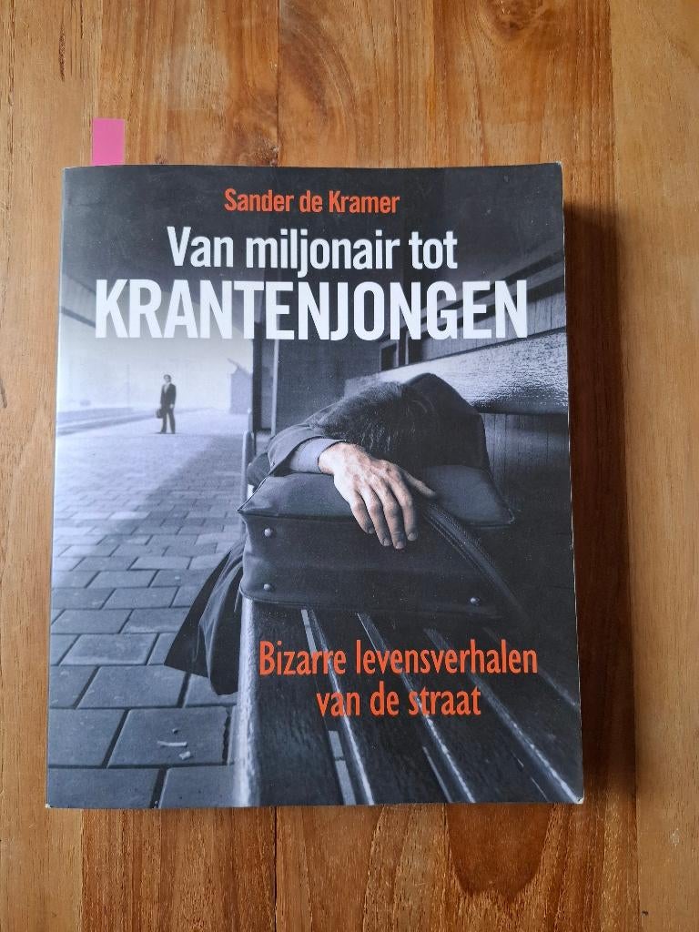 Boek van miljonair tot krantenjongen, Boeken, Gelezen, Overige, Sander de Kramer, Ophalen of Verzenden