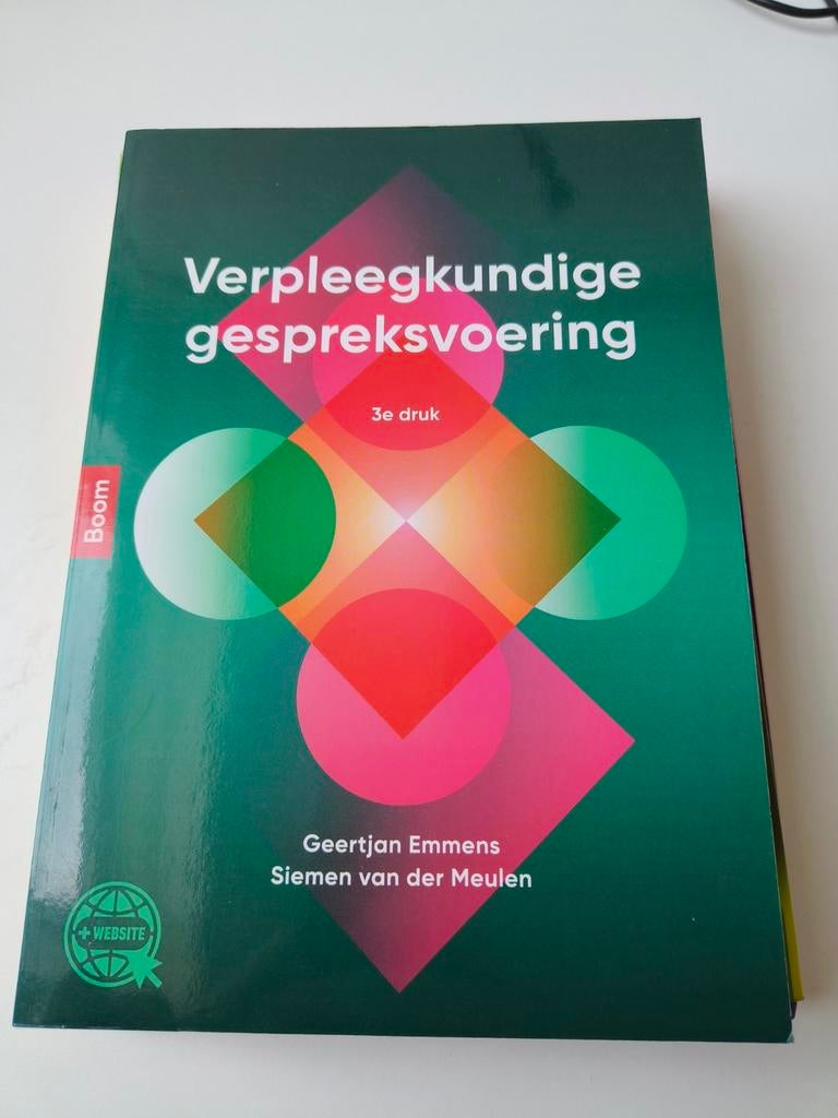 Verpleegkundige gespreksvoering 3e druk, Boeken, Studieboeken en Cursussen, Ophalen of Verzenden