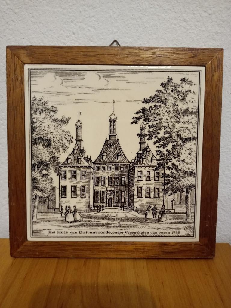 Tegel van het huis van Duivenvoorde, Ophalen of Verzenden