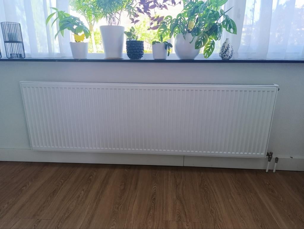 Radiator enkelplaats convector 200x60cm met thermostaat, Ophalen, 30 tot 80 cm, Gebruikt, Radiator