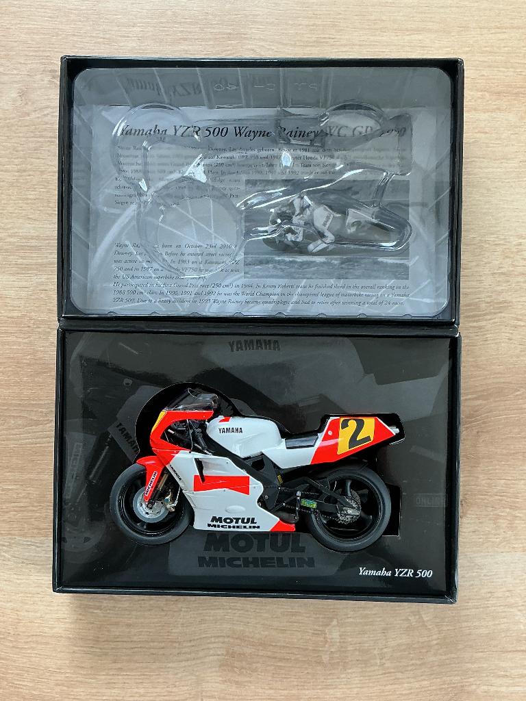1:12 Minichamps Bike 122903002 Wayne Rainey Yamaha YZR 500, Ophalen of Verzenden, Zo goed als nieuw, 1:9 t/m 1:12, Motor