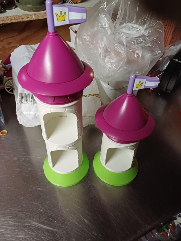 Playmobil 123 junior kasteel torens t.e.a.b., Ophalen of Verzenden, Overige typen