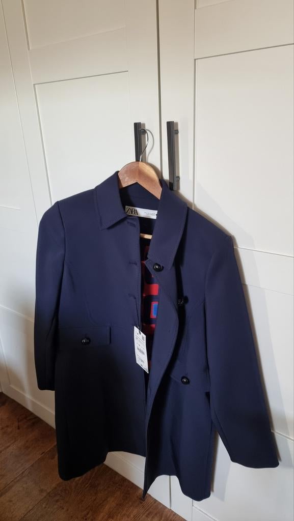 Nieuwe Zara tussenjas maat M, Maat 38/40 (M), Blauw, Zara, Nieuw