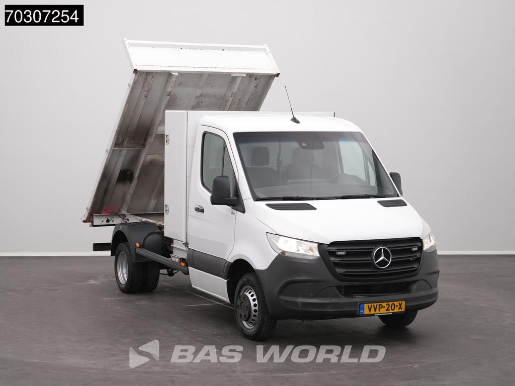 Mercedes Sprinter 515 CDI Kipper met Kist Dubbellucht 3,5t T, Auto's, Stof, Gebruikt, Euro 6, 4 cilinders