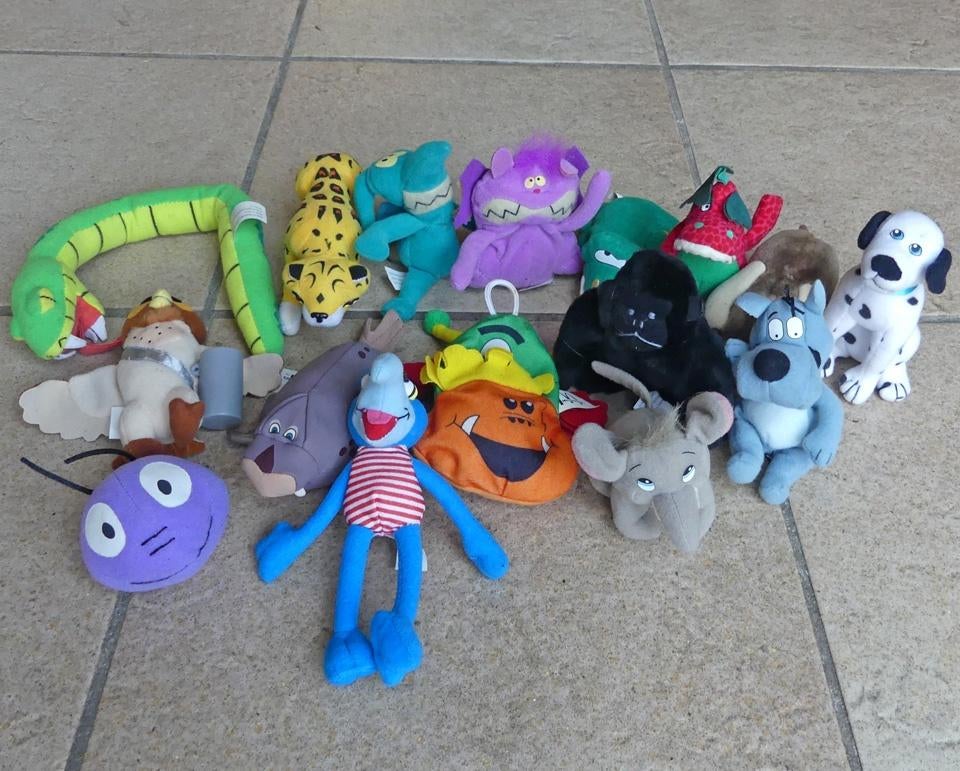 McDonald's Happy Meal figuurtjes pluche 16x divers, Verzamelen, Poppetjes en Figuurtjes, Ophalen of Verzenden, Gebruikt