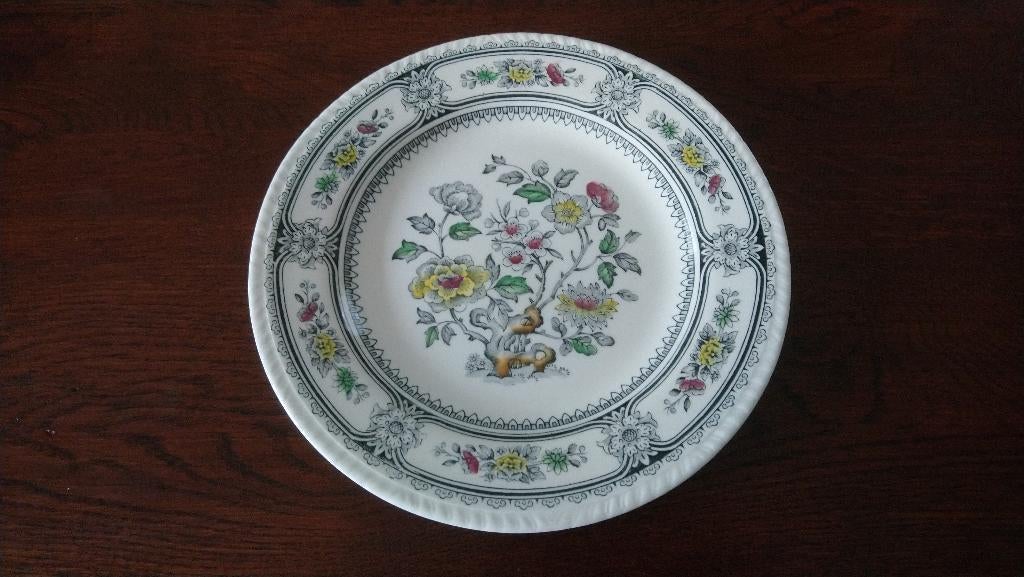 Wood & Sons Burslem Dorset bord dia 22,5 cm, Ophalen, Zo goed als nieuw, Bord(en), Overige stijlen