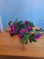 Kunstbloemen - Rozen - Paars/Fuchsia, Ophalen of Verzenden, Nieuw