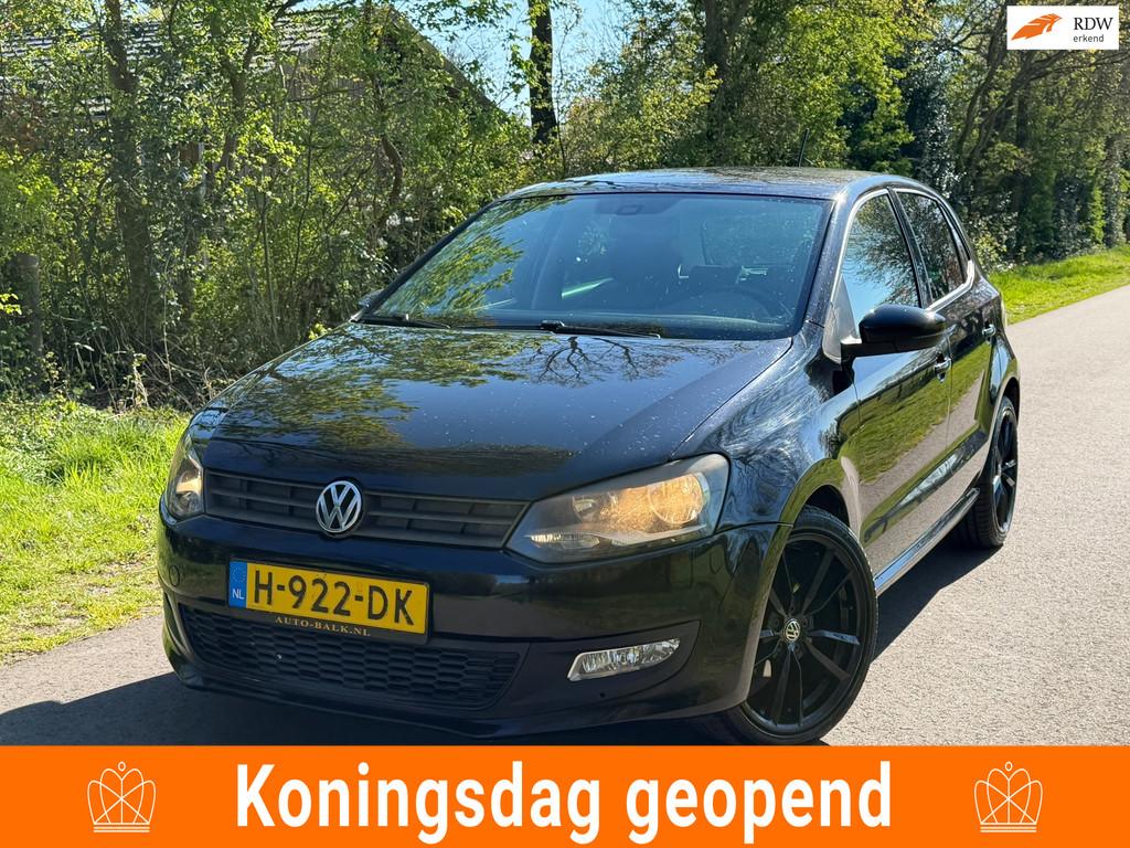 Volkswagen Polo 1.2-12V Trendline | Sportvelgen + Cruise + C, Voorwielaandrijving, Euro 5, Zwart, 1198 cc
