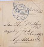 Militaire kaart OOSTERHOUT naar Bezetting Fort HEMELTJE 1916, Ophalen of Verzenden, Voor 1920, Gelopen, Utrecht