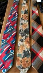 100% Zijden - / Polyester- Katoen Stropdassen ( + 80 st), Ophalen of Verzenden, Zo goed als nieuw, Overige kleuren