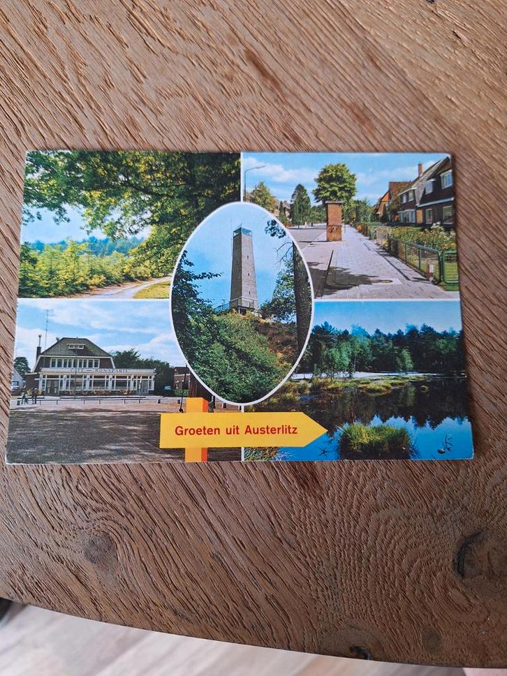 Oude ansichtkaart Groeten uit Austerlitz (1983), Verzamelen, Ansichtkaarten | Nederland, Gelopen, Utrecht, 1980 tot heden, Ophalen of Verzenden