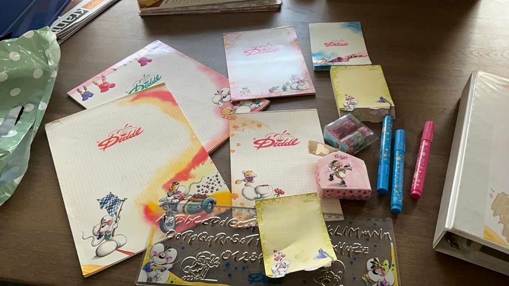 Diddl verzameling map vol, Verzamelen, Diddl, Ophalen, Diddl, Zo goed als nieuw, Papier, Kaart of Schrift