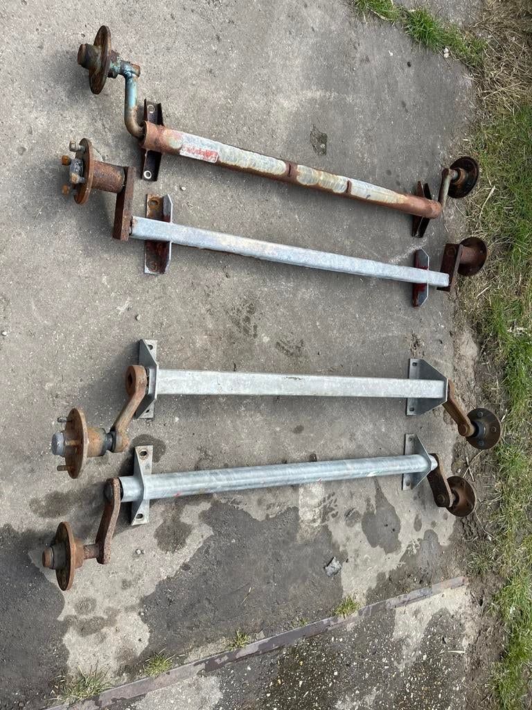 4x torsieas torsie as ongeremd, Ophalen, Gebruikt