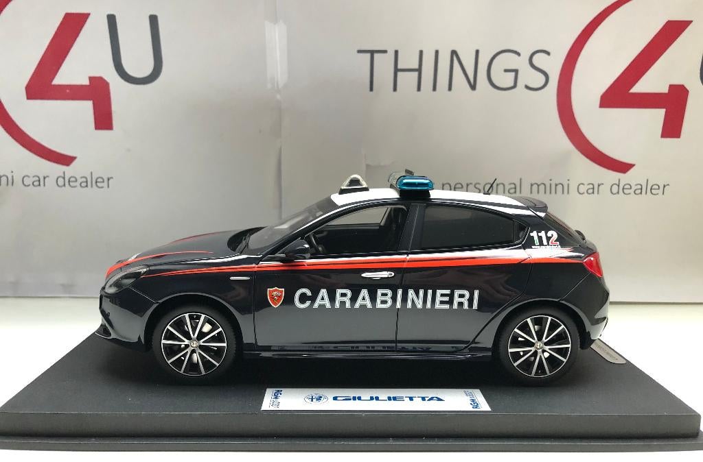 BBR 1:18 Alfa Romeo Giulietta Carabinieri nieuw, Ophalen of Verzenden, Nieuw, Auto, Overige merken