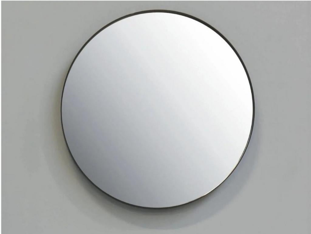 Ronde spiegel 120 cm zwart NIEUW XXL design luxe, Ophalen, Nieuw