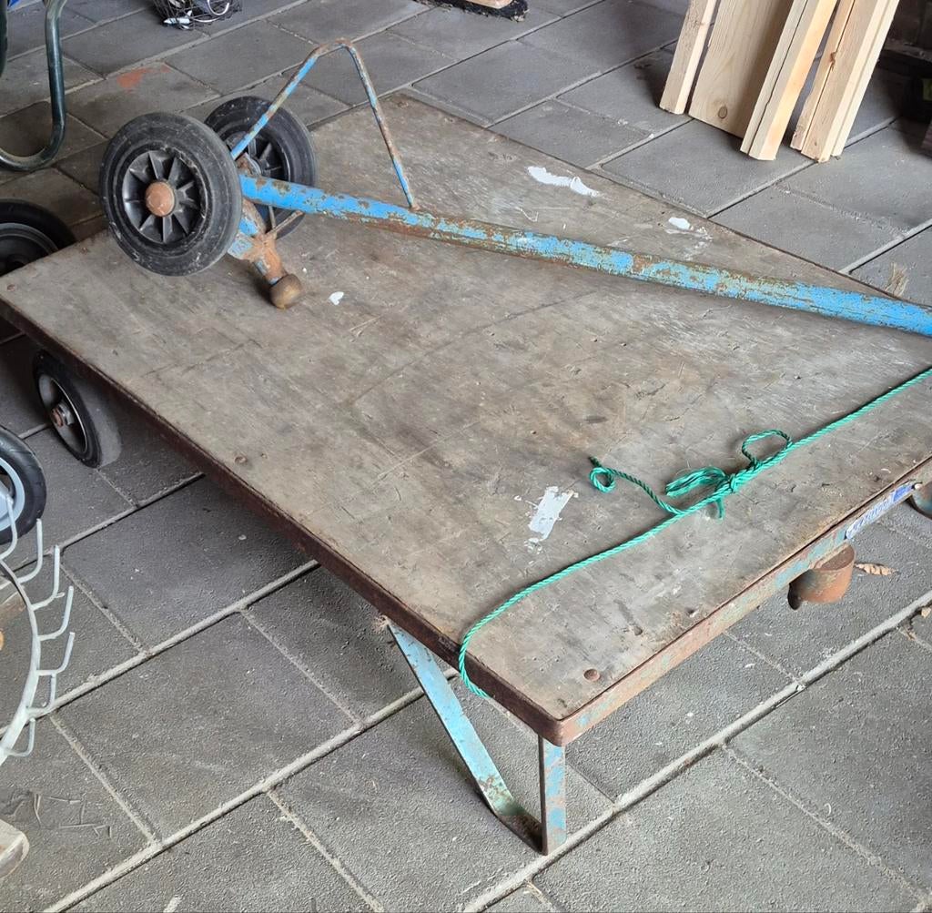 Stevige kar voor transport, Ophalen, Gebruikt