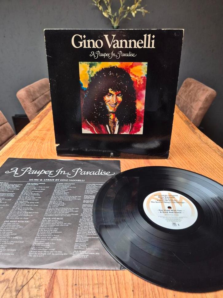 Gino Vannelli - A Pauper In Paradise LP (1977), Cd's en Dvd's, Vinyl | Pop, Gebruikt, 1960 tot 1980, 12 inch, Ophalen of Verzenden