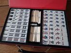 Vintage Mahjong Set Bamboe mah jong mahjongg, Gebruikt, Onbekend, Ophalen of Verzenden, Drie of vier spelers