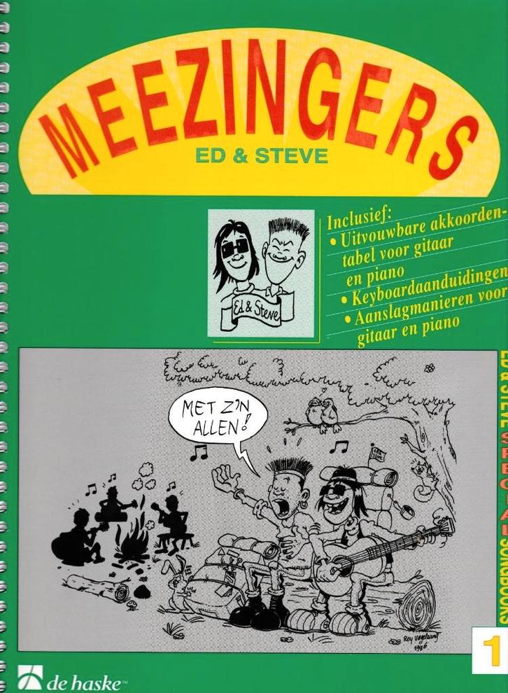 ED & STEVE - M E E Z I N G E R S - 1 -, Muziek en Instrumenten, Bladmuziek, Gebruikt, Artiest of Componist, Populair, Gitaar, Ophalen of Verzenden