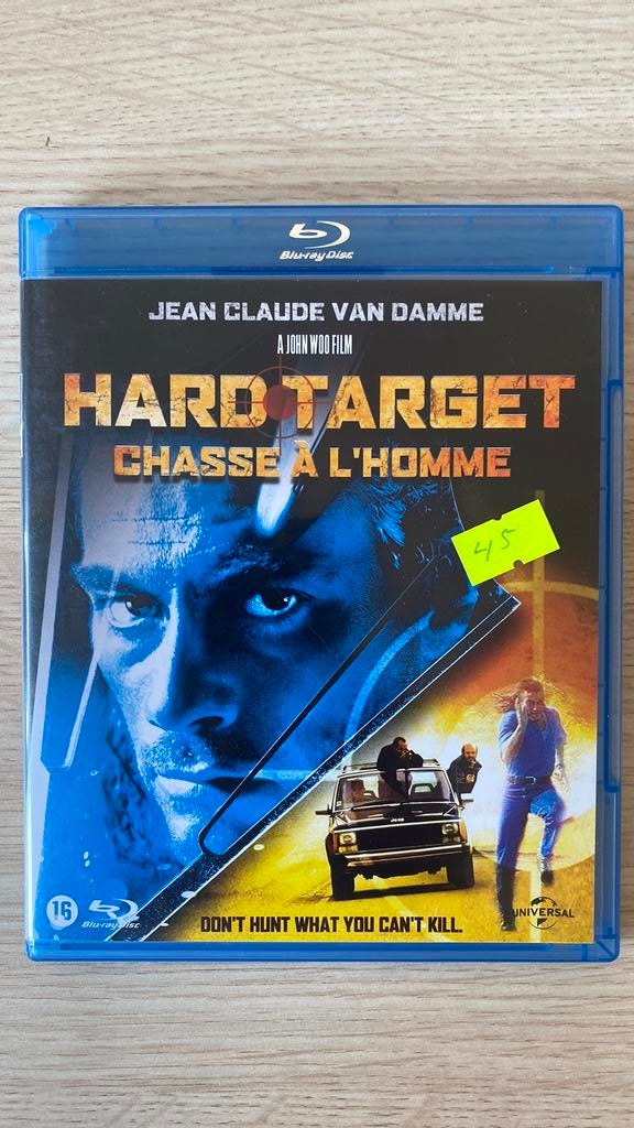 Hard target blu ray NL versie, Ophalen of Verzenden, Zo goed als nieuw, Actie