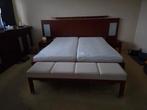 Slaapkamer plus kast bank en krukje, Ophalen, Gebruikt, Tweepersoons, Jan de Bouvrie