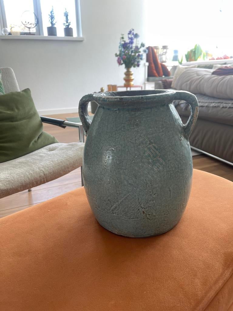 Stenen vaas van Brynxz collection, Huis en Inrichting, Woonaccessoires | Vazen, Ophalen, Steen, Overige kleuren, Zo goed als nieuw