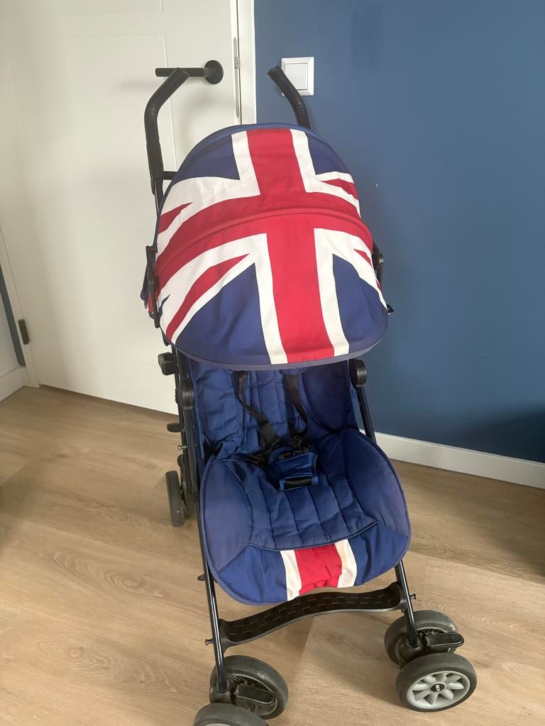MINI by Easywalker buggy Union Jack, Kinderen en Baby's, Buggy's, Ophalen, Gebruikt, Overige merken, Verstelbare rugleuning