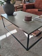 Salontafel met stalen onderstel, Ophalen, Gebruikt, 100 tot 150 cm, 50 tot 100 cm
