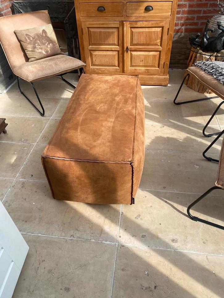 Grote hocker Be Pure, Huis en Inrichting, Banken | Voetenbanken en Poefen, Gebruikt, 50 tot 75 cm, 100 tot 125 cm, Rechthoekig