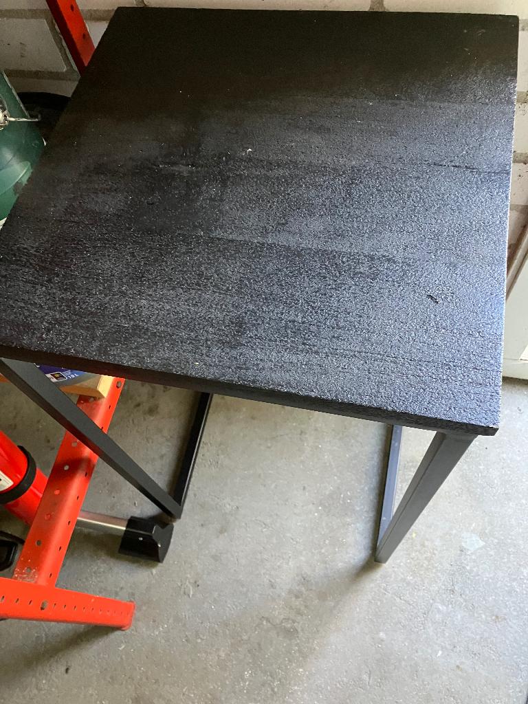 Bijzettafel, Ophalen, Minder dan 55 cm, Vierkant, Zo goed als nieuw