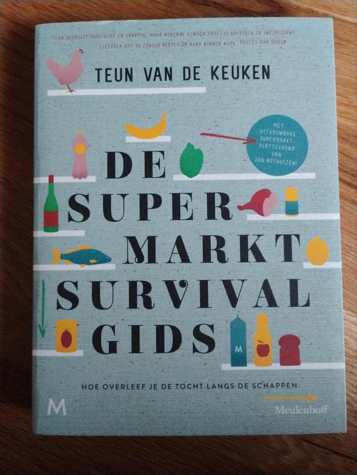 De Supermarkt Survival Gids - Teun van de Keuken, Boeken, Kookboeken, Zo goed als nieuw, Overige typen, Overige gebieden, Gezond koken