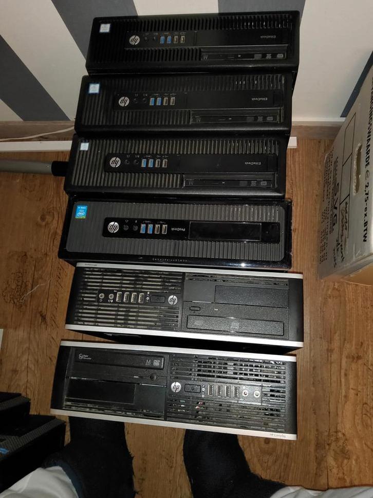 8 stuks i5 desktops, Computers en Software, Desktop Pc's, 3 tot 4 Ghz, Ophalen