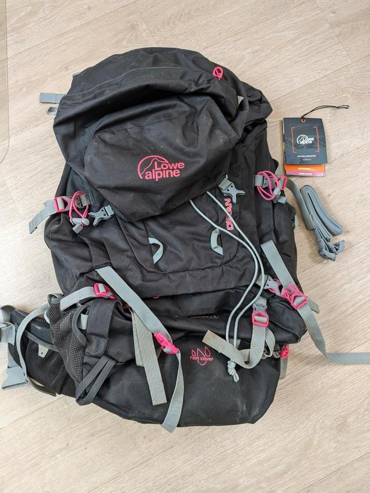 Lowe Alpine Diran ND55:65 Trekking Rugzak backpack, Sieraden, Tassen en Uiterlijk, Tassen | Rugtassen, Gebruikt, Overige merken