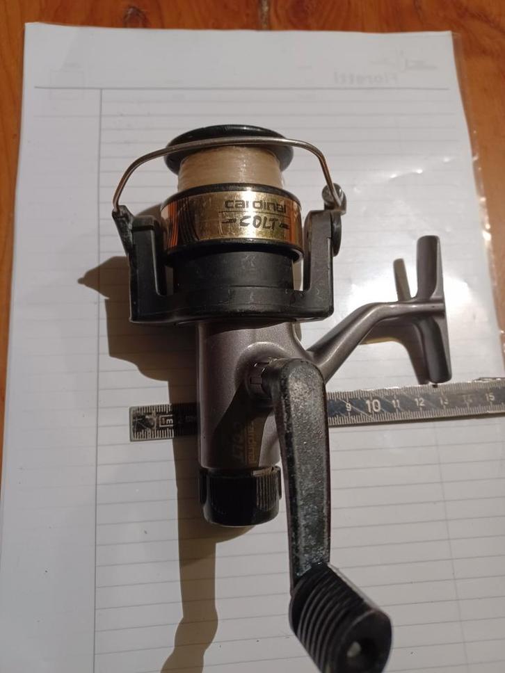 Vishengel molen - Cardinal Colt Size 4, Watersport en Boten, Hengelsport | Algemeen, Gebruikt, Molen, Ophalen of Verzenden