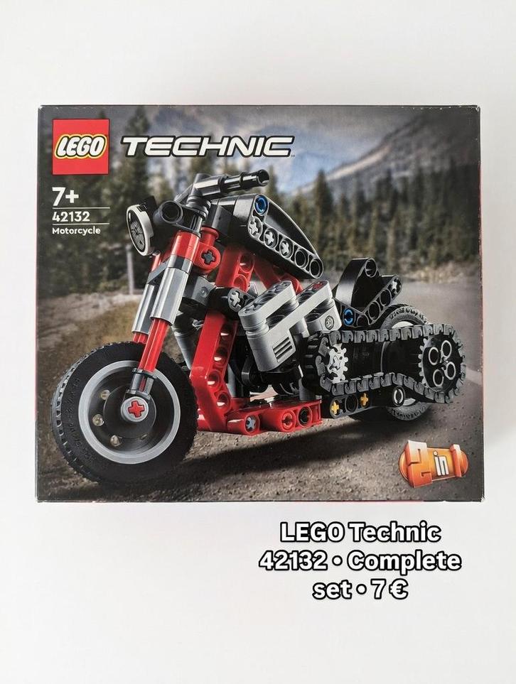 Lego Technic Motorfiets 42132 - Nieuw in doos, Kinderen en Baby's, Speelgoed | Duplo en Lego, Nieuw, Lego, Complete set, Ophalen of Verzenden