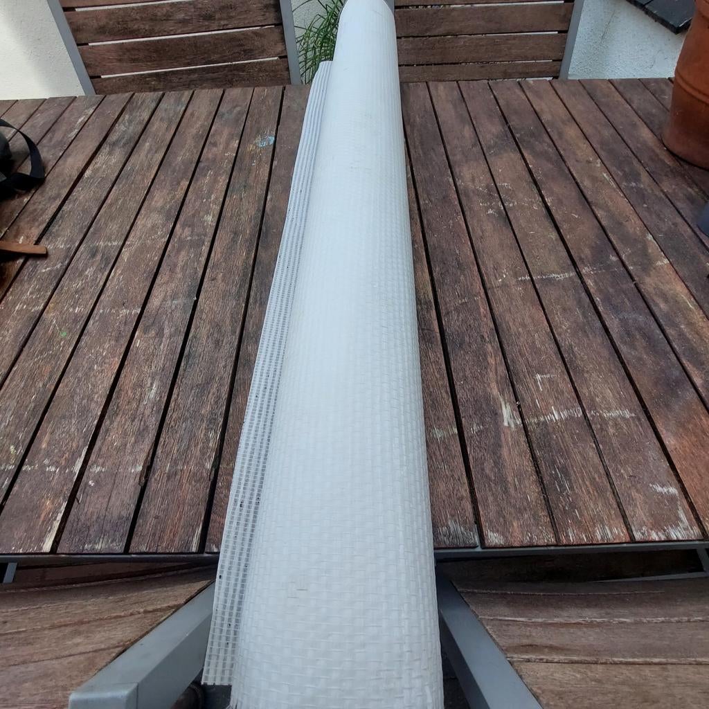 Vlies behang, Huis en Inrichting, Stoffering | Behang, Ophalen, Minder dan 10 m², Wit