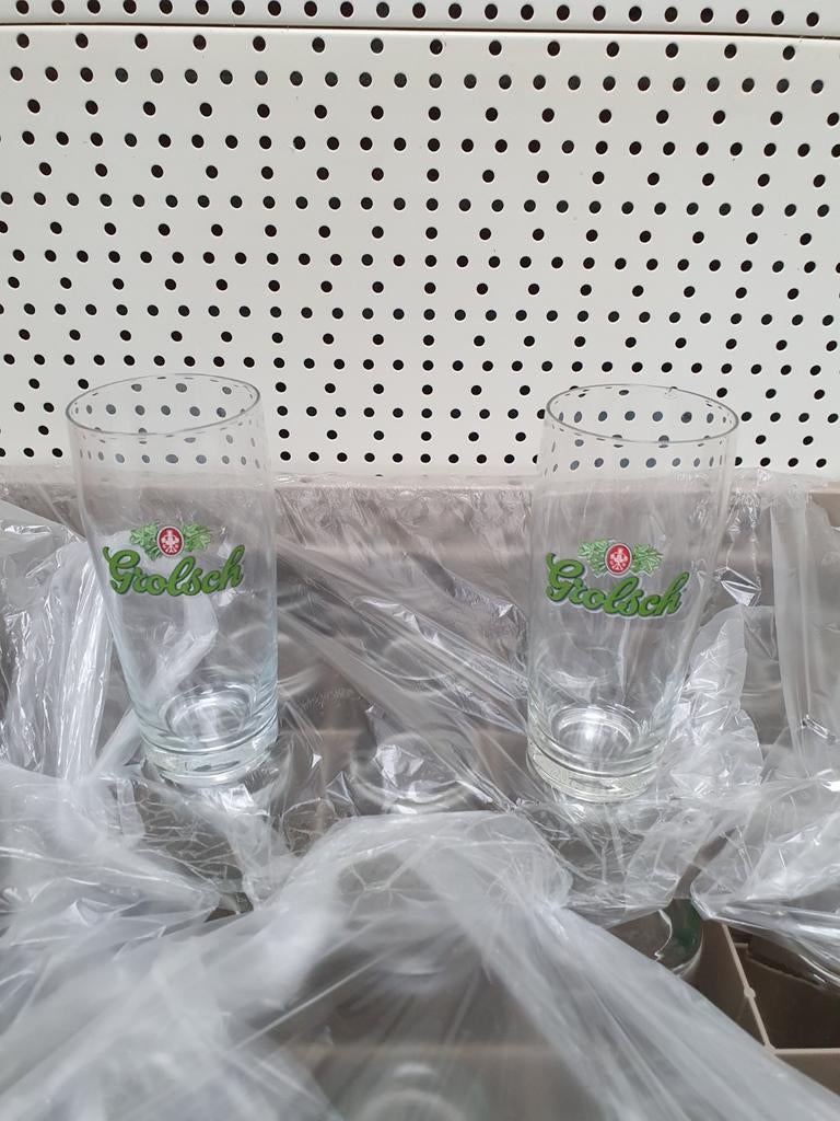 Grolsch fluitjes, Ophalen, Bierglas