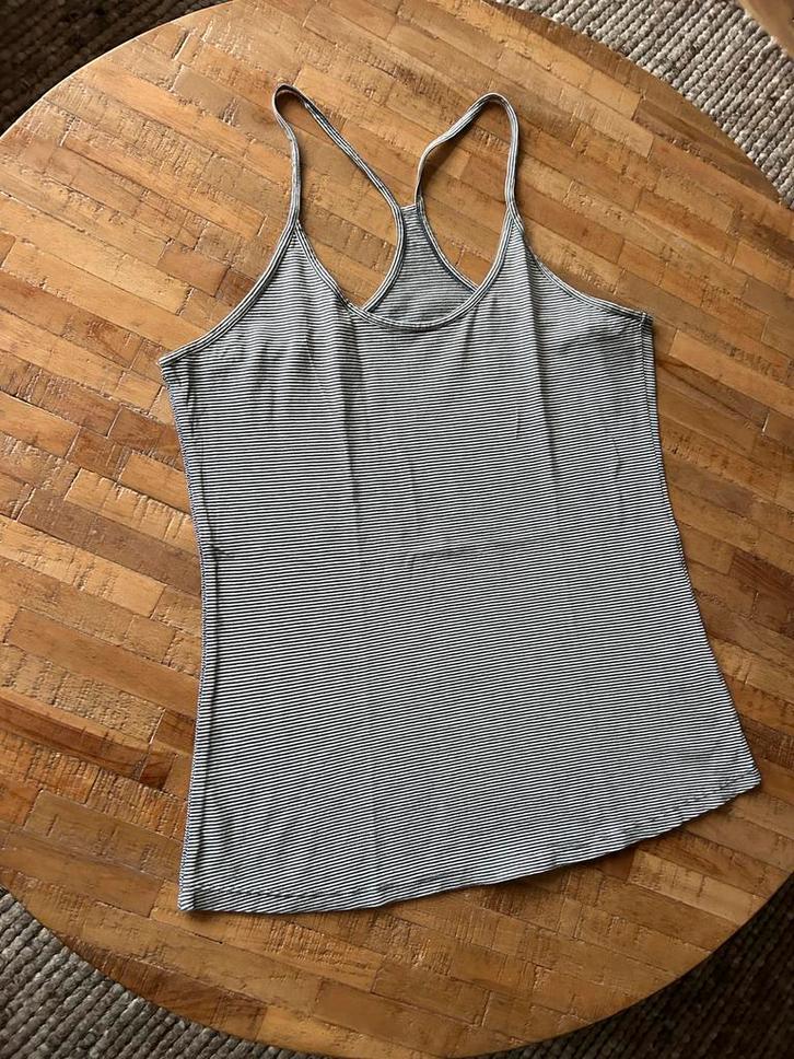 10 Days haltertop gestreept als nieuw, Kleding | Dames, Tops, Zo goed als nieuw, Maat 38/40 (M), Blauw, Korte mouw, Ophalen