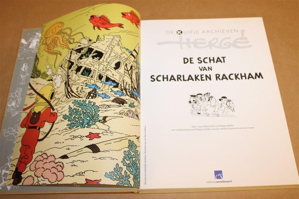 Schat van Scharlaken Rackham HC — Kuifje Archieven — Hergé, Boeken, Stripboeken, Eén stripboek, Ophalen of Verzenden, Zo goed als nieuw