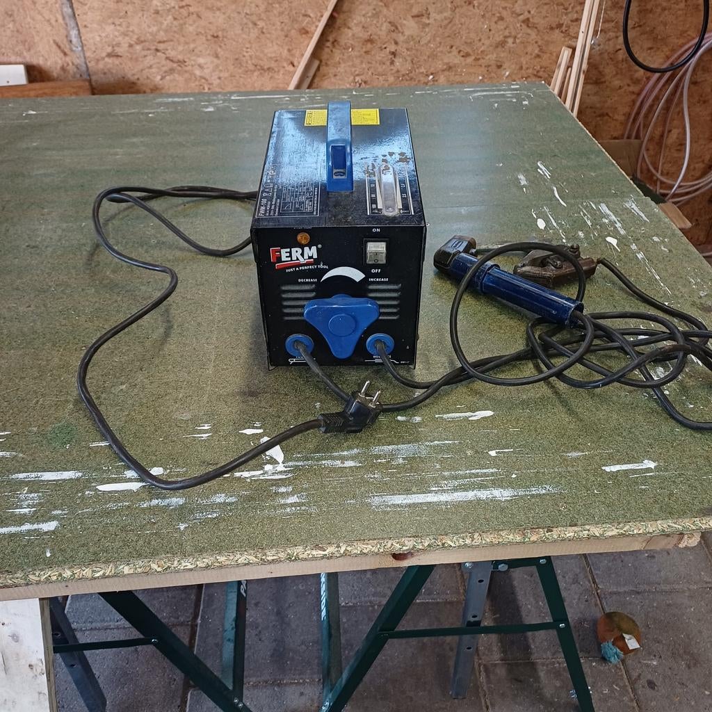 Ferm FWM-100 lasapparaat, Ophalen, Minder dan 150 ampère, Elektroden